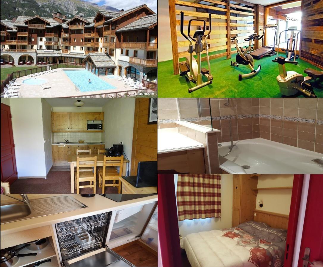 Residence Les Alpages 4 Etoiles - Appartement 4 Personnes - Piscine, Hammam, Sauna, Jacuzzi - Valcenis 73480 ล็องส์เลอบูร์-มง-เซอนี ภายนอก รูปภาพ